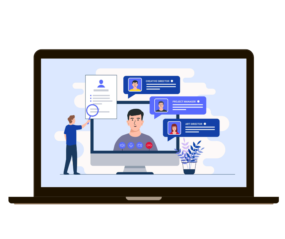 Website Request Illustration