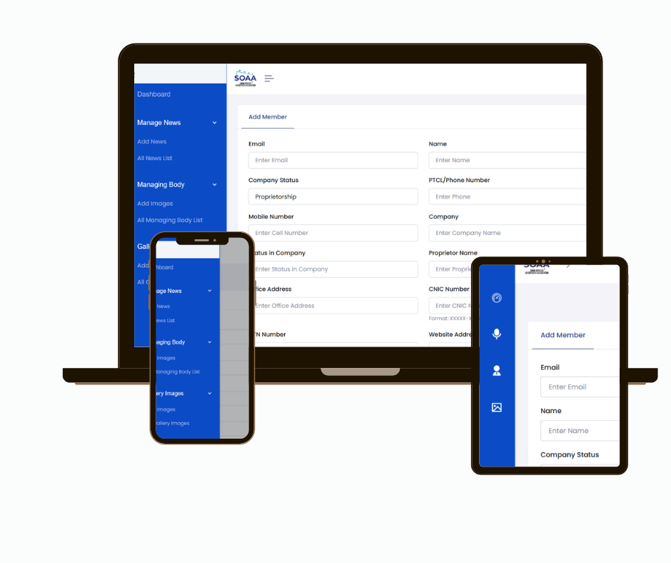 SOAA Admin Dashboard